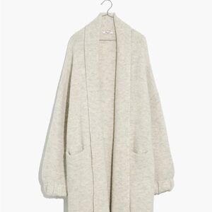 Madewell Glenridge Shawl Collar Sweater Coat